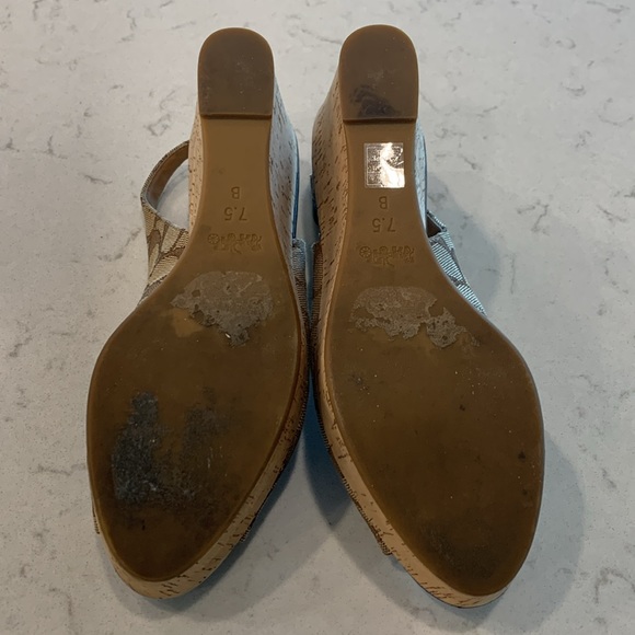 Coach, wedge platform, sandals - Picture 4 of 4